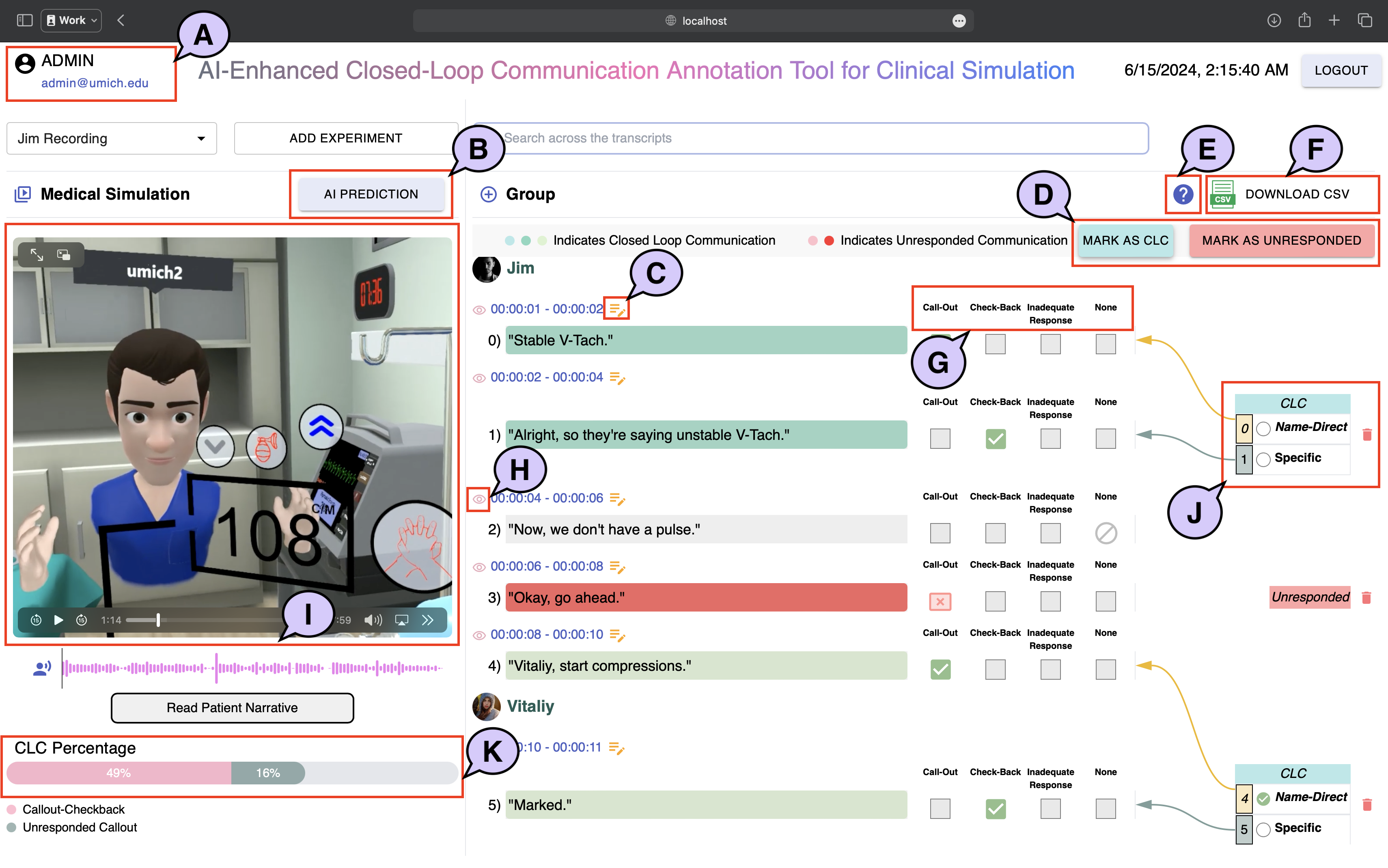 AI-Enhanced Closed Loop Communication