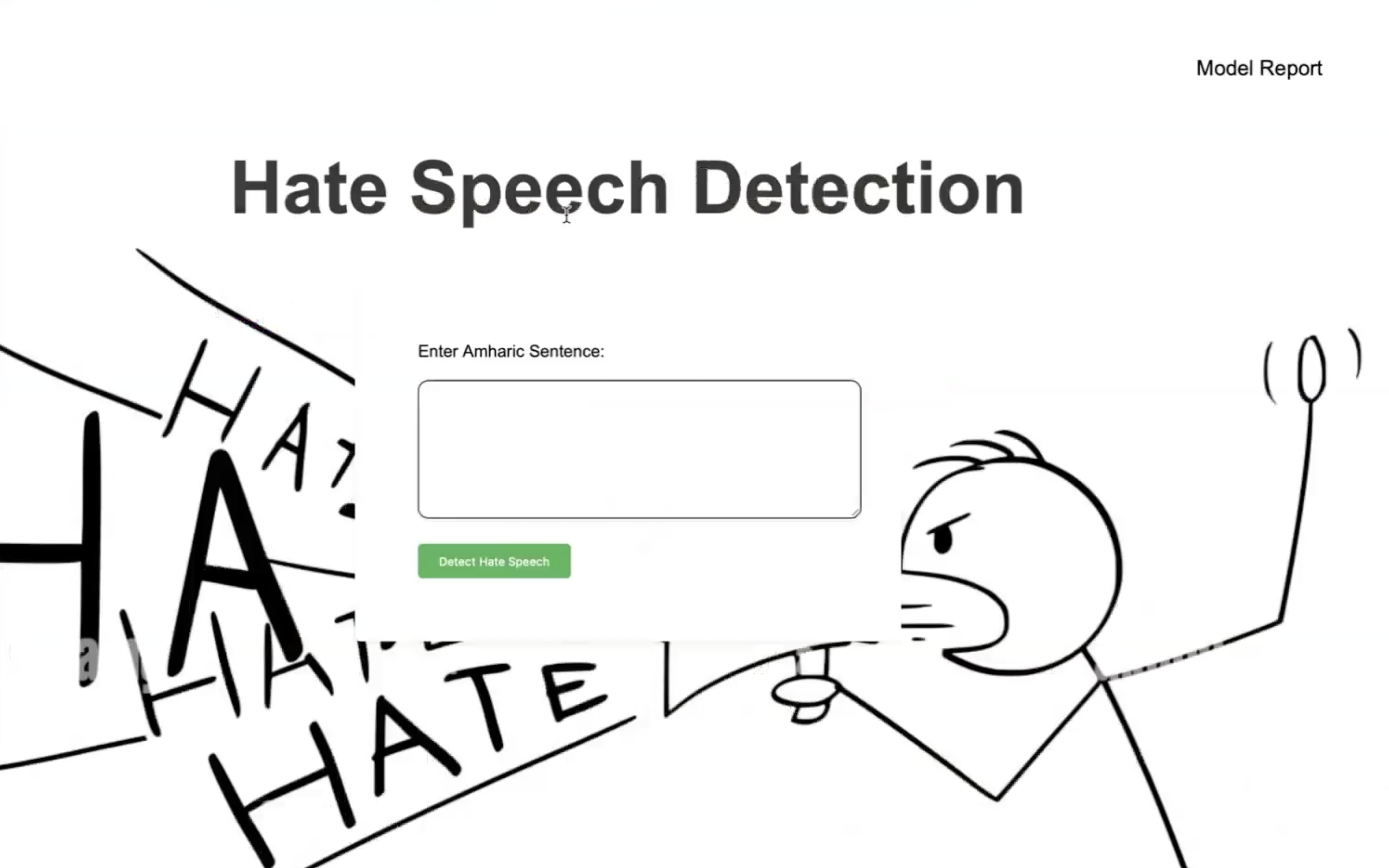 Amharic Hate Speech Detection